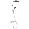 Hansgrohe Activera S - Sprchový systém Showerpipe 240 1jet so sprchovou tyčou Varia s termostatom Ecostat Fine, EcoSmart, chróm 28078000