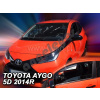 Deflektory na okná pre Toyota Aygo 2, 2ks