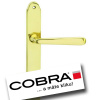 COBRA ALT-WIEN Povrch: OLV - mosadz leštená lesklá, Rozteč: 90 mm, Prevedenie: PZ LI (kľučka ľavá/guľa)