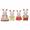 Sylvanian family Rodina ´´chocolate´´ králikov nová