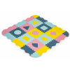 Detské penové puzzle 121,5x121,5cm, hracia deka, podložka na zem tvary, 37 dielov, značka ECO TOYS