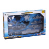 Wiky Vehicles Lietadlová loď s katapultom 25 cm set s ponorkou WKW039656