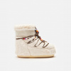 Moon Boot Dámske béžové snehule Moon Boot Icon Low Faux Fur Beads