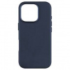 Kryt na mobil Fixed MagLeather s podporou MagSafe pro Apple iPhone 16 Pro, modrý FIXLM-1402-BL