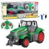 LEAN TOYS Diaľkovo ovládaný poľnohospodársky traktor RC Green 1:24