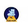 CUKROVÁ TLAČ jedlý obrázok na tortu Cukrová hmota Elon Musk Vesmír Ufo + MENO