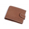 Pánska peňaženka kožená hnedá koňak 1ks