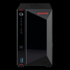 Asustor Nimbustor 2 Gen2 AS5402T 2 Bay NAS, Quad-Core 2.0GHz CPU, Dual 2.5GbE Ports, 4GB DDR4, Four M.2 SSD Slots (Diskl