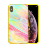 Kryt NILLKIN pre Apple iPhone Xs Max - plast / sklo - farebný prechod / žltá