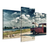 Maľba 3-dielna HAVANA RETRO Auto Dekor 3D 90x60 (Maľba 3-dielna HAVANA RETRO Auto Dekor 3D 90x60)