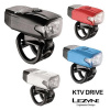 LEZYNE Predné svetlo KTV DRIVE 200 lm - čierne, 220 Lumenov, USB