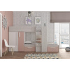 TRS-TOP-SKL-SPAIN Poschodová posteľ s priestorom 90x200 Bo1 - Antique pink, cascina