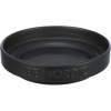 BE NORDIC keramická miska plytká, 0.3l / 16 cm, čierna