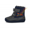 Chlapčenská zimná obuv D.D.step W071-359 royal blue 26-31