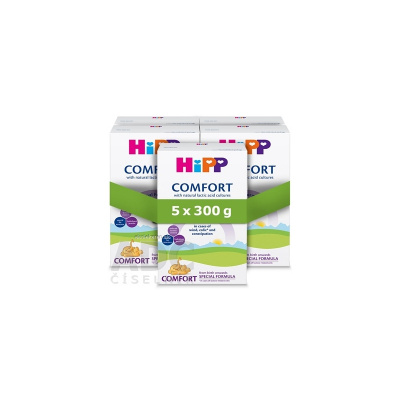 HiPP COMFORT špeciálna dojčenská výživa (od narodenia) 5x300 g