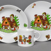 Porcelánová detská jedálenská súprava 3dielna 