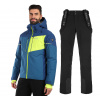 Pánský lyžařský komplet Tonnsi DBL L + Rhea BLK XL