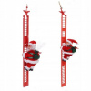 Vianočná postavička, dekorácia - Santa Claus 70 cm na žiariace rebríku (Vianočná postavička, dekorácia - Santa Claus 70 cm na žiariace rebríku)