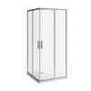 Jika Nion Sprchový kút 90x90 cm, strieborný/sklo arctic H2512N20026661