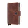 Secrid Miniwallet Vintage, hnedá MV-Brown