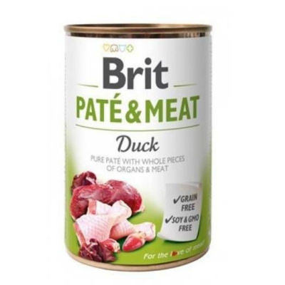 Konzerva Brit Paté & Meat Duck 400 g