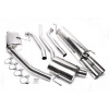TATechnix Výfuk z nehrdzavejúcej ocele 2x76mm Opel Omega B Caravan (V94)