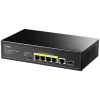 Cudy Prepínač GS1005PTS1 5xGE PoE+ 1xSFP 120W (GS1005PTS1)