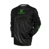 OXDOG X2 LIGHT GOALIE SHIRT SR Black-Green No Padding S