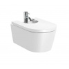 Roca Inspira Závesný bidet, s prepadom, otvor na batériu, biela A357525000