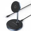 Nabíjacia stanica 2v1 Ugreen CD317 MagSafe / Qi - čierna