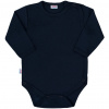 Dojčenské body celorozopínacie New Baby Classic II tmavo modré