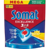 Somat Tablety Excellence kapsule na umývanie do umývačky riadu 3 v 1 60 ks