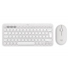 LOGITECH Pebble 2 MK380s bezdrôtový set klávesnice a myši US biela (920-012240) Bluetooth / Lokalizácia US / Optická (4000 dpi) / Skrolovacie koliesko / Biela / Biela