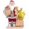 MagicHome Dekorácia Santa s taškou a stromčekom LED 30 cm