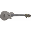 CASCHA Ukulele Carbon Fibre Black Set EQ