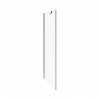 Jika Cubito Pure Pevná bočná stena 80 cm, Jika perla Glass, strieborná/číre sklo H2974210026681