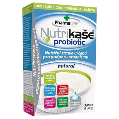 Nutrikaša probiotic - natural 3x60 g (180 g), 8595054901349