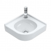 Villeroy & Boch O.novo Umývadielko rohové 32x32 cm, bez prepadu, 1 otvor na batériu, alpská biela 73103301