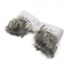 New Baby Rukávník 2v1 s kožušinkou grey