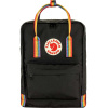 Fjällräven Kånken Rainbow Black Rainbow Pattern 16 l