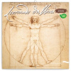 NOTIQUE Poznámkový kalendár Leonardo da Vinci 2026, 30 x 30 cm - autor neuvedený