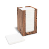 Servítky 20 x 20 cm airlaid premium biele v boxe
