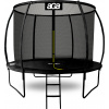 Aga SPORT EXCLUSIVE Trampolína 250 cm Čierna + ochranná sieť + rebrík