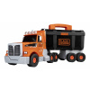 Kamión s pracovným kufríkom a náradím Bricolo Truck Black&Decker Smoby s mechanickou vŕtačkou 60 doplnkov