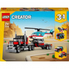 LEGO® Creator: Plošinový nákladiak a helikoptéra (31146)