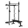 HMS KLT34 sivý Multifunkčný skladací posilňovací stojan - Power Rack