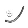DT Swiss ráfek R500 DB 27.5 584-22 24d
