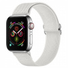 AppleKing nylonový remienok s posuvnou prackou pre Apple Watch Ultra 49mm / 46mm / 45mm / 44mm / 42mm - biely - možnosť vrátiť tovar ZADARMO do 30tich dní