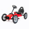 BABY MIX Detská šliapacia motokára Go-kart Buggy červená 113x62x64 červená