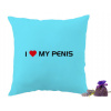 Levanduľový vankúš I love my penis